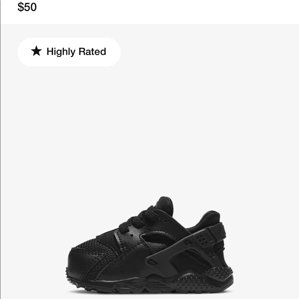 Baby Nike Huarache Run - Size 8